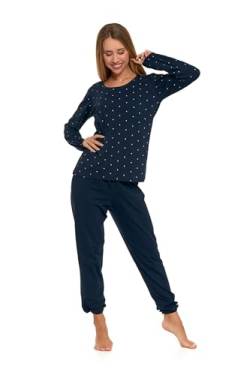 Moraj Damen Schlafanzug Pyjama lang 2-Teiler Baumwolle Nachtanzug Pyjamahose (DE/NL/SE/PL, Alphanumerisch, 4XL, Große Größen, Regular, 4500-004) von Moraj