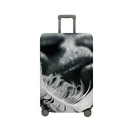Morbuy Elastisch Reise Kofferhülle Kofferschutzhülle Koffer Schutzhülle mit Reißverschluss Luggage Cover Waschbar 3D Drucken Gepäck Cover mit Kofferschutz-Bezug (Kopfsteinpflaster 4,XL (30-32 Zoll)) von Morbuy