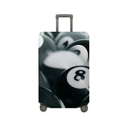 Morbuy Elastisch Reise Kofferschutzhülle Abdeckung Waschbar Kofferhülle Schutz Bezug mit Reißverschluss Luggage Cover Koffer Schutzhülle (Billard 3,M (22-24 Zoll)) von Morbuy