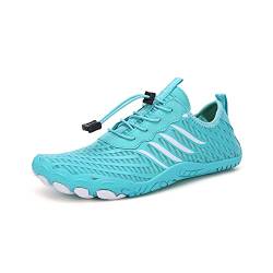 Morbuy Sommer Strandschuh Badeschuhe Wasserschuhe, Trekking Schwimmschuhe Damen Herren Schnell Trocknend rutschfeste Aquaschuhe Barfuß Schuhe 35-46 für Outdoor Surf Yoga Wassersport von Morbuy