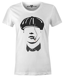 Peaky Blinders - Tommy Shelby Birmingham Gangster Damen Crime Drama T Shirt von More T Vicar