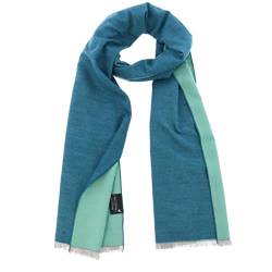 More Than Hip WuWen Damen Schal Bambus - Türkis/Petrolblau - Breites Damen Umschlagtuch aus Bambus Viskose Scarf Bamboo Deckenschal Schultertuch Winter Herbst - 60 x 200 cm von More Than Hip