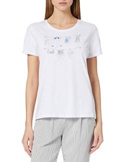 More & More Damen Von More More T Shirt, White_0010, 38 EU von More & More