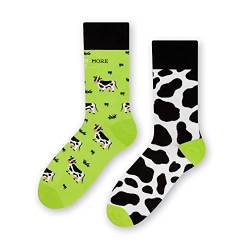 More Bunte Lustige Socken mit Motiv für Herren und Damen - Lustige, Mehrfarbige, Verrückte Unisex Socken - Crazy Pattern Socken - 1 Paar von More