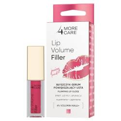 More4Care Lip Volume Filler, Lipgloss-Serum, juicy pink, 4,8g von More4Care