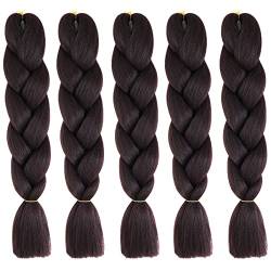 Flechten Haarverlängerung,MoreChioce 24 Zoll Hochtemperatur Kunstfaser Haarverlängerung Twist Flechthaar Weiche Synthetische Häkelzöpfe Hair Extensions,#03 von MoreChioce