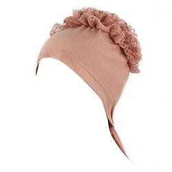 MoreChioce Damen Blumen Turban, Frauen Baumwolle Kopftuch Muslim Sommerhut Haarverlust Bandana Headwrap Headscarf Hijab kopfbedeckung,Große Blume #24 von MoreChioce