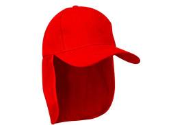 Morefaz Junior-Legionär-Stil Jungen Mädchen Mütze Baseball Sonnenschutz Cap Hut Kinder Kappe MFAZ Ltd (Red) von Morefaz