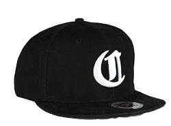 New Unisex Snapback Mütze Cap Gothic 3D C Flexfit Baseball Kappe Damen Herren Hut (C Got Black White) von Morefaz