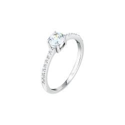 Morellato Damen Ring aus 925% nachhaltigem Silber, weiße Zirkone, Tesori-Kollektion, Solitär – SAIW1790 von Morellato