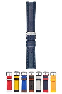 Morellato Rowing Herren-Armband aus der Kollektion Line Sport aus echtem Kalbsleder – A01X5274C91, blau, 24mm, Gurt von Morellato