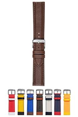 Morellato Rowing Herren-Armband aus der Kollektion Line Sport aus echtem Kalbsleder – A01X5274C91, braun, 20mm, Gurt von Morellato