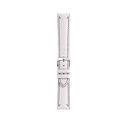 Morellato Unisex-Armband, Kollektion manuFATTI, Modell Fontana, echtes Kalbsleder, A01 x 4540A61, Weiß, 18mm, Armband von Morellato