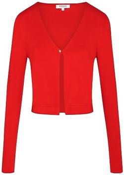 Morgan Damen 222-Mzino Strickjacke, Scharlachrot, Medium von Morgan