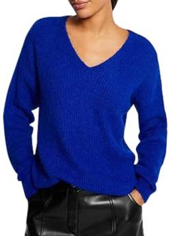 Morgan Damen 222 cm Pullover, königsblau, L von Morgan