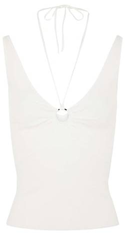 Morgan Damen 231-Mstefi Pullover, Off-White, Large von Morgan