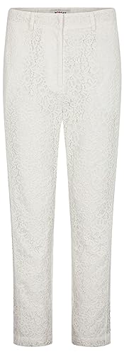 Morgan Damen 231-Psango Klassische Hose, Off-White, 36 von Morgan