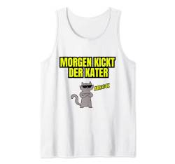 Morgen kickt der Kater Malle Party Sommer mit Julian Apres Tank Top von Morgen kickt der Kater Statement Mallorca Party