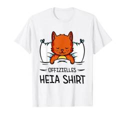 Heia Bubu Schlafen Pyjama Schlafanzug Nachthemd Katze Outfit T-Shirt von Morgenmuffel Langschläfer Avocado Schlafen Outfits