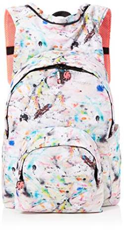 MorikukkoHooded Backpack Kool Grey Pollock Neon PinkUnisex-ErwachseneRucksackMehrfarbig (Grey Neon Pink)33x8x40 Centimeters (W x H x L) von Morikukko