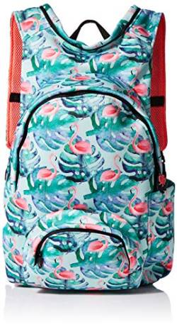 MorikukkoMorikukko Hooded Backpack Basic FlamingoUnisex-ErwachseneRucksackMehrfarbig (Basic Flamingo)33x8x40 Centimeters (W x H x L) von Morikukko