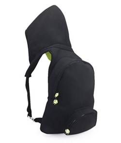 MorikukkoMorikukko Hooded Backpack Black Neon YellowUnisex-ErwachseneRucksackSchwarz (Black Neon Yellow)33x8x40 Centimeters (W x H x L) von Morikukko