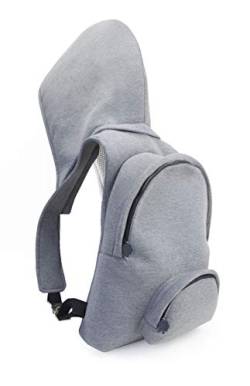 MorikukkoMorikukko Hooded Backpack Grey GreyUnisex-ErwachseneRucksackGrau (Grey Grey)33x8x40 Centimeters (W x H x L) von Morikukko