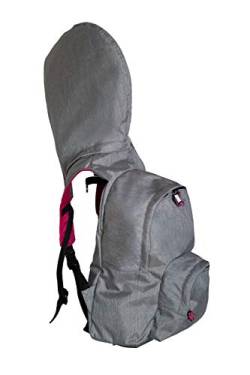 MorikukkoMorikukko Hooded Backpack Kool Grey PinkUnisex-ErwachseneRucksackGrau (Kool Grey Pink)33x8x40 Centimeters (W x H x L) von Morikukko