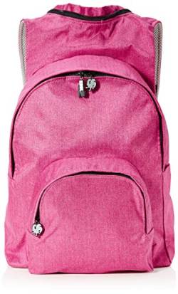 MorikukkoMorikukko Hooded Backpack Kool Pink GreyUnisex-ErwachseneRucksackPink (Kool Pink Grey)33x8x40 Centimeters (W x H x L) von Morikukko