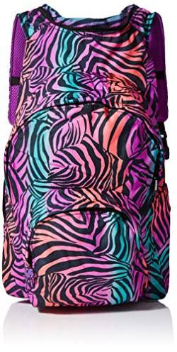 MorikukkoMorikukko Hooded Backpack Kool ZebraUnisex-ErwachseneRucksackMehrfarbig (Kool Zebra)33x8x40 Centimeters (W x H x L) von Morikukko