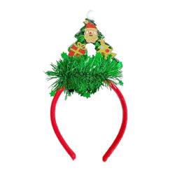 Morningmo Glänzende Lametta, Weihnachts-Stirnband für Teenager, Erwachsene, Party-Aufführungen, Haarstyling-Zubehör, Weihnachts-Stirnbänder für Erwachsene, Weihnachts-Stirnbänder für Frauen, von Morningmo