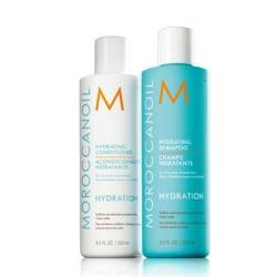 Moroccanoil Hydration - Feuchtigkeits-Serie (Shampoo + Conditioner 2x 250ml Set) von Moroccanoil