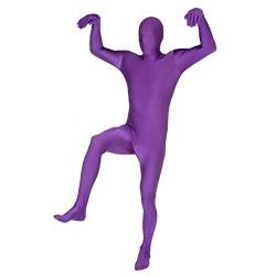 Morphsuits Herren Farbe Costume Body Suit, Lila, XXL von Morphsuits