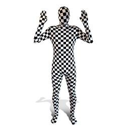 Morphsuits Unisex Premium Erwachsene Kostüm-Ganzkörperanzug, Kariert, M von Morphsuits