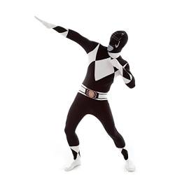 Offiziell Schwarz Power Ranger Morphsuit Verkleidung, Kostüm - Large - 5'5-5'9 (163cm-175cm) von Morphsuits