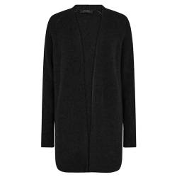 Mos Mosh Cardigan Thora Long mit Alpakawolle S Schwarz von Mos Mosh