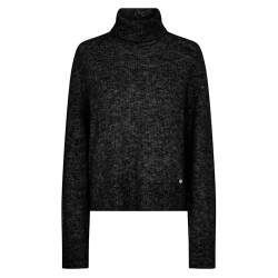 Mos Mosh Rollkragen-Pullover AIDY mit Alpakawolle M Schwarz von Mos Mosh