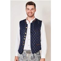 Moschen-Bayern Trachtenweste Trachtenweste Herren Weste Gilet Herrenweste Lederhosenweste Blau Weste, Weste mit Stehkragen, Hochzeitsweste, Lederhosenweste, Anzugweste von Moschen-Bayern