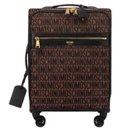 MOSCHINO Trolley Couture Allover braun, braun, b36p20xh47cm von Moschino