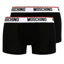 Moschino Boxer Herren 2 Pack - Culotte Artikel A4751 Small, Schwarz XXL von Moschino