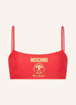 Moschino Bustier-Bikini-Top rot von Moschino
