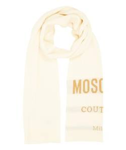 Moschino damen Wollschal white - gold von Moschino