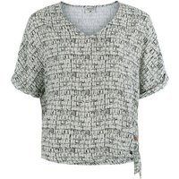 Moscow Design Druckbluse Lindy Hemdbluse in Grau mit Muster aus Viskose von Moscow Design
