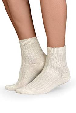 Moser care and support wear Angora Fußwärmer (Paar), 40% Angoraanteil, Socken (39-41, Natur) von Moser care and support wear