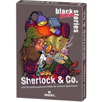 Moses. Verlag Spiel, Familienspiel MOS90086 - black stories Junior Sherlock Co. DE, Rätselspiel von Moses. Verlag