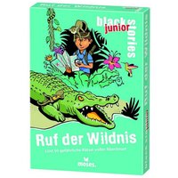 Moses. Verlag Spiel, Familienspiel MOS90091 - black stories Junior Ruf der Wildnis DE, Rätselspiel von Moses. Verlag