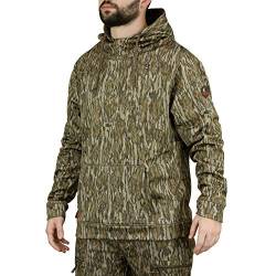 Mossy Oak Herren, Camouflage-Fleece Kapuzenpullover, Bottomland, L von Mossy Oak