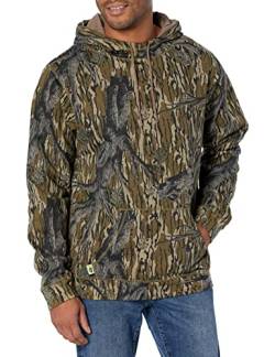 Mossy Oak Herren Vintage Camo Hunt Hoodie Kapuzen-Sweatshirt, Original Treestand, Medium von Mossy Oak