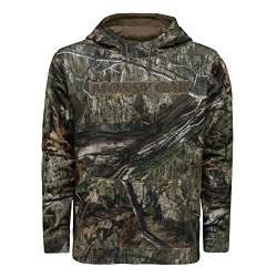 Mossy Oak Men's Camo Hunting Hoodies Performance Fleece Logo Hooded Sweatshirt, Country DNA Brand, S von Mossy Oak