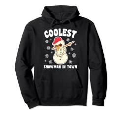 Christmas Snowman, Coolest Snowman In Town Christmas Pullover Hoodie von Most Wonderful Christmas Co